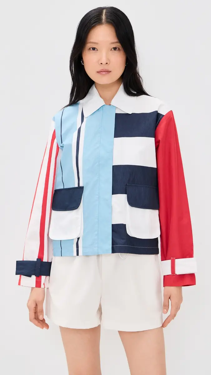 Rowing Blazers Nylon Utility Jacket Blue | Thumbnail 3