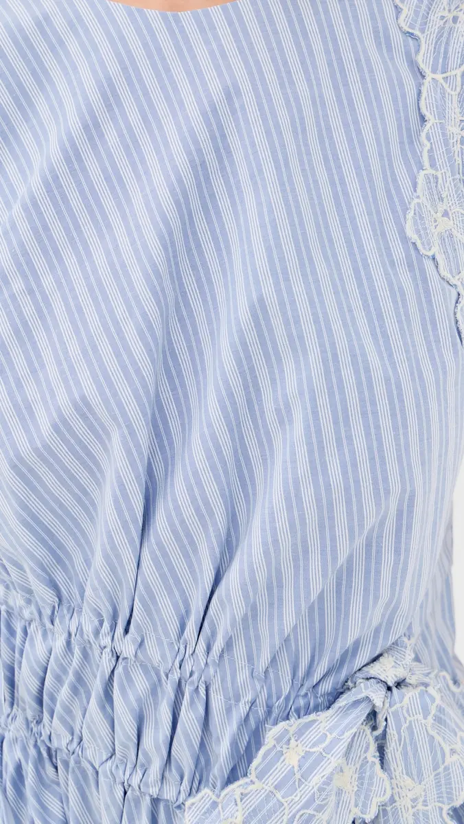 Kika Vargas Hanna Dress Blue | Thumbnail 6