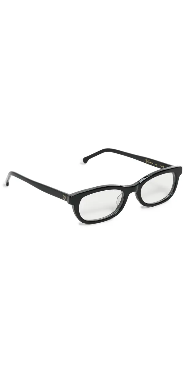 Heaven Mayhem Rhey Clear Glasses Black & Clear One Size | Image 1 Heaven Mayhem Rhey Clear Glasses Black & Clear One Size | Image 1