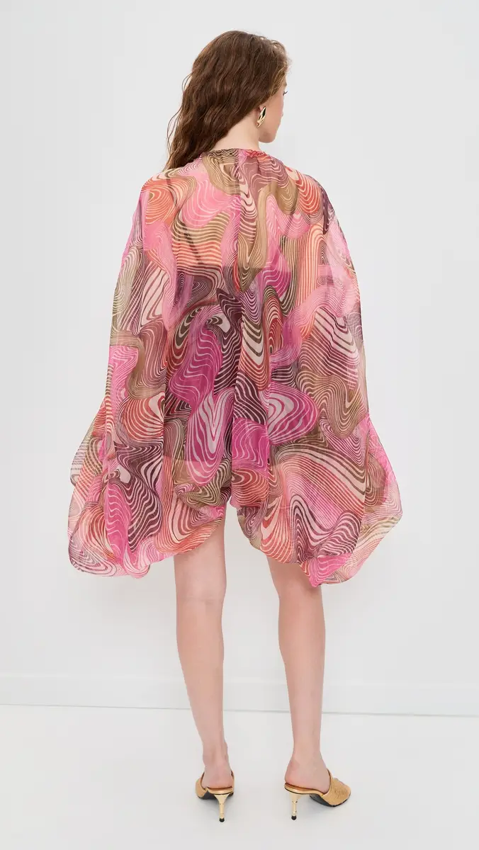 Andrea Iyamah Banda Bubble Romper Cordalt Print | Thumbnail 3 Andrea Iyamah Banda Bubble Romper Cordalt Print | Thumbnail 3
