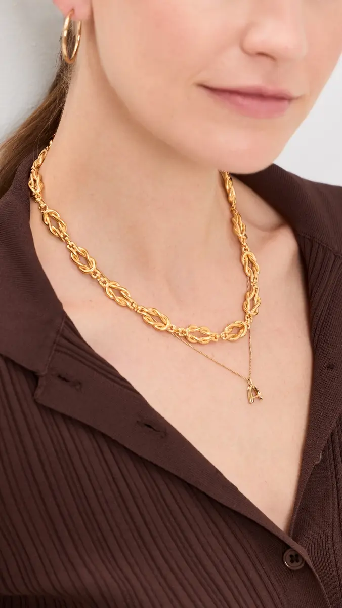 Brinker + Eliza Love Knot Necklace | Thumbnail 3