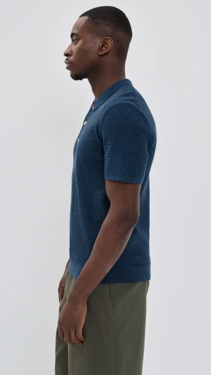 RAILS Nathan Knit Polo Harbour | Thumbnail 4 RAILS Nathan Knit Polo Harbour | Thumbnail 4