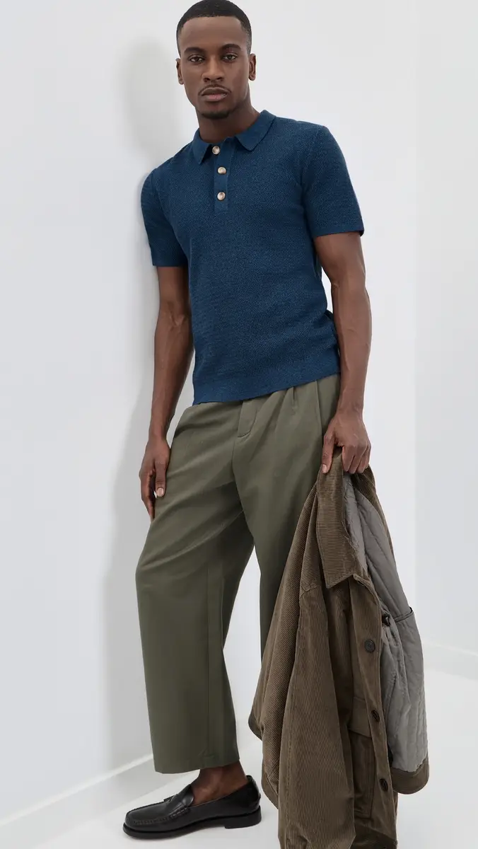 RAILS Nathan Knit Polo Harbour | Thumbnail 5 RAILS Nathan Knit Polo Harbour | Thumbnail 5