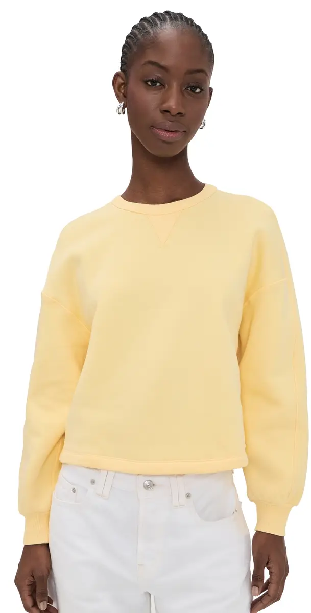 Ag Roselle Sweatshirt unlight Yellow | Image 1 Ag Roselle Sweatshirt unlight Yellow | Image 1