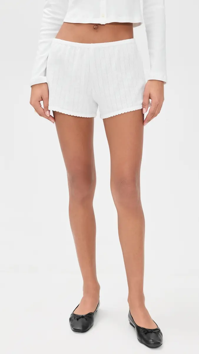 LESET Pointelle Boxer Shorts | Thumbnail 2 LESET Pointelle Boxer Shorts | Thumbnail 2
