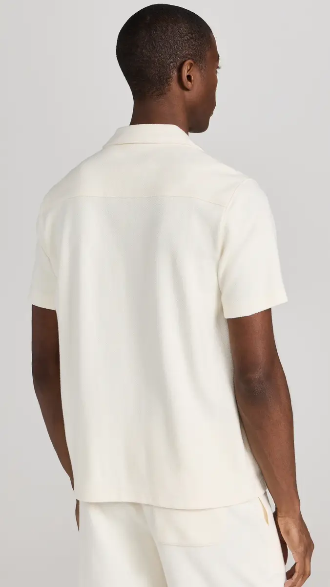 Vince Boucle Button Down Shirt | Thumbnail 3 Vince Boucle Button Down Shirt | Thumbnail 3