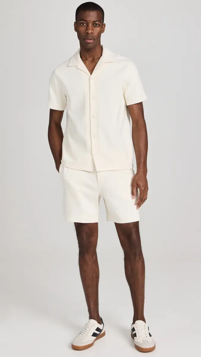 Vince Boucle Button Down Shirt | Thumbnail 5 Vince Boucle Button Down Shirt | Thumbnail 5