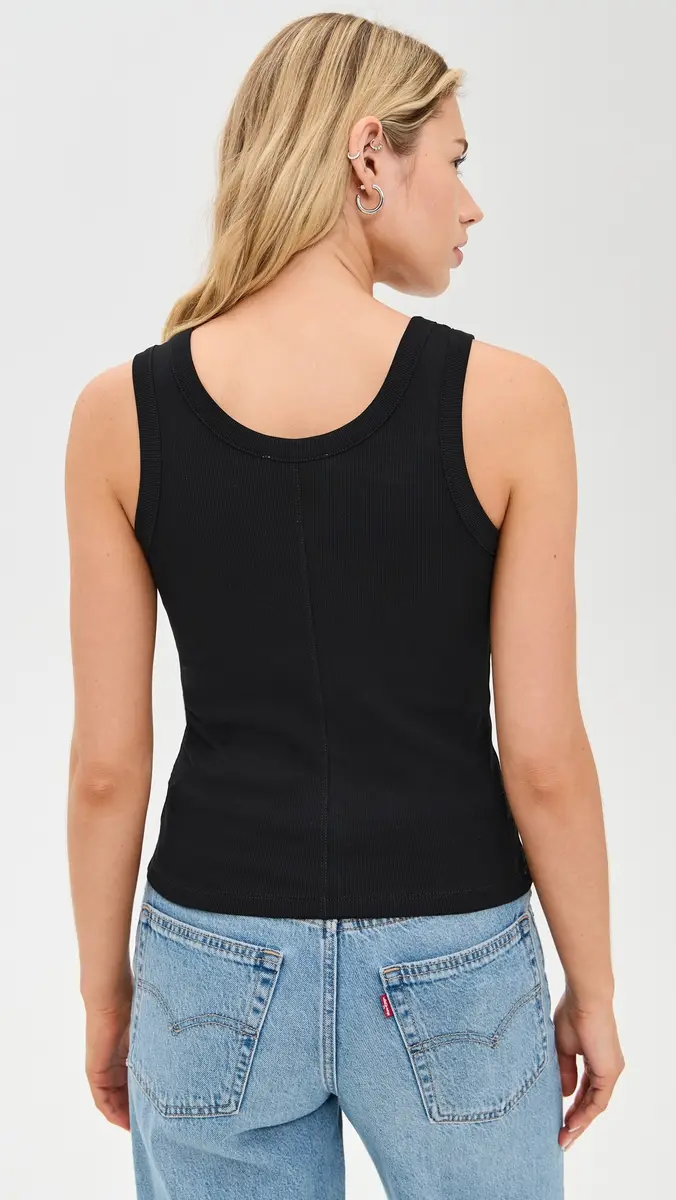 Madewell (Re)Generative Cotton Ribbed Scoop Neck Tank | Thumbnail 3