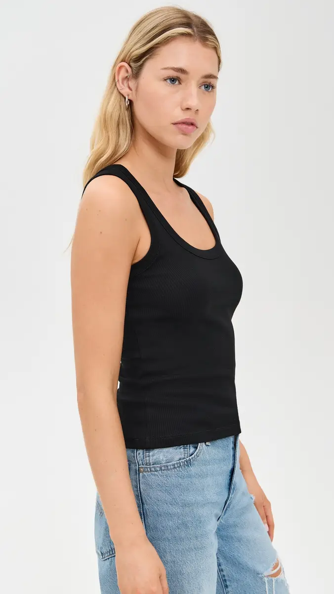Madewell (Re)Generative Cotton Ribbed Scoop Neck Tank | Thumbnail 4