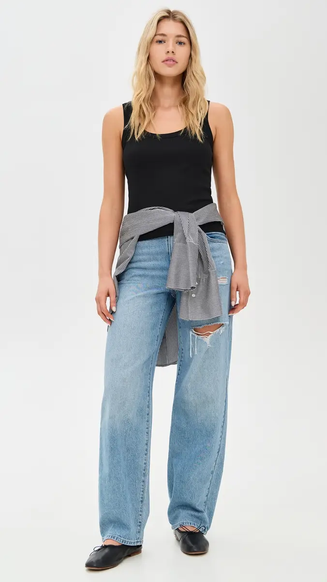 Madewell (Re)Generative Cotton Ribbed Scoop Neck Tank | Thumbnail 5