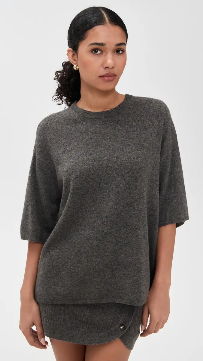 The Garment Como Oversized Tee Grey Melange | Thumbnail 2 The Garment Como Oversized Tee Grey Melange | Thumbnail 2