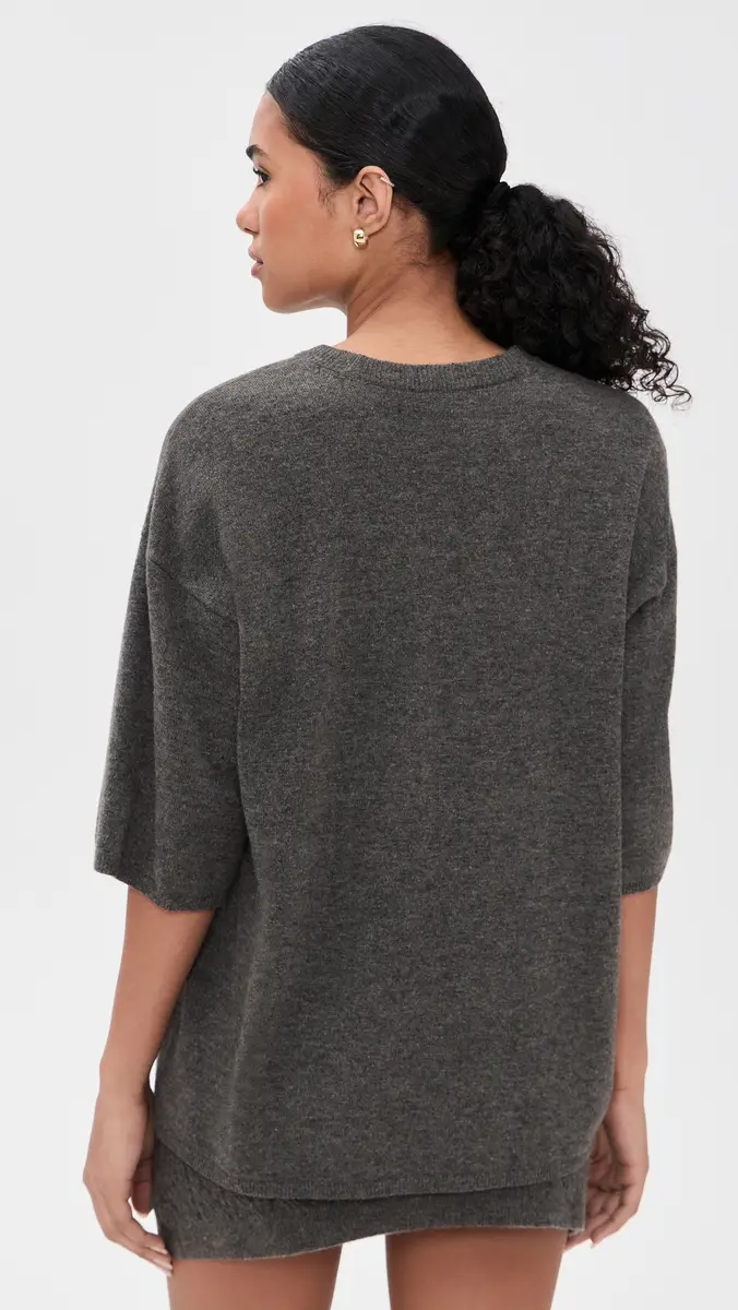 The Garment Como Oversized Tee Grey Melange | Thumbnail 3 The Garment Como Oversized Tee Grey Melange | Thumbnail 3