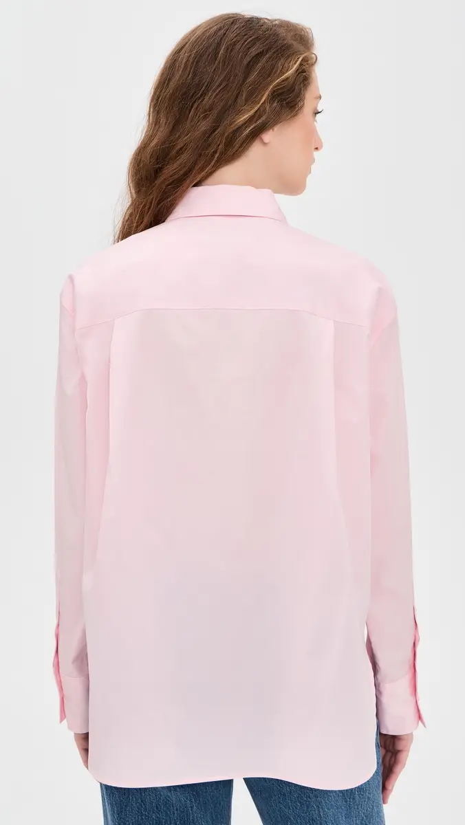 rag & bone Connie Button Down Shirt Peony | Thumbnail 3