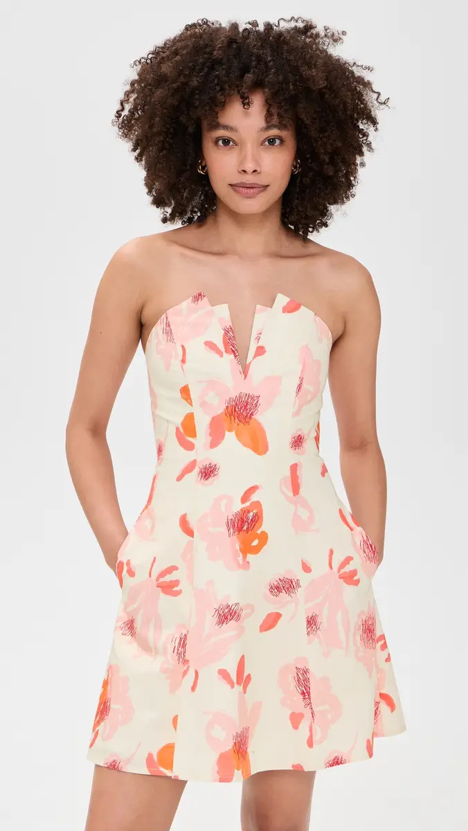 De Loreta Coraza Dress Peonia Red | Thumbnail 2