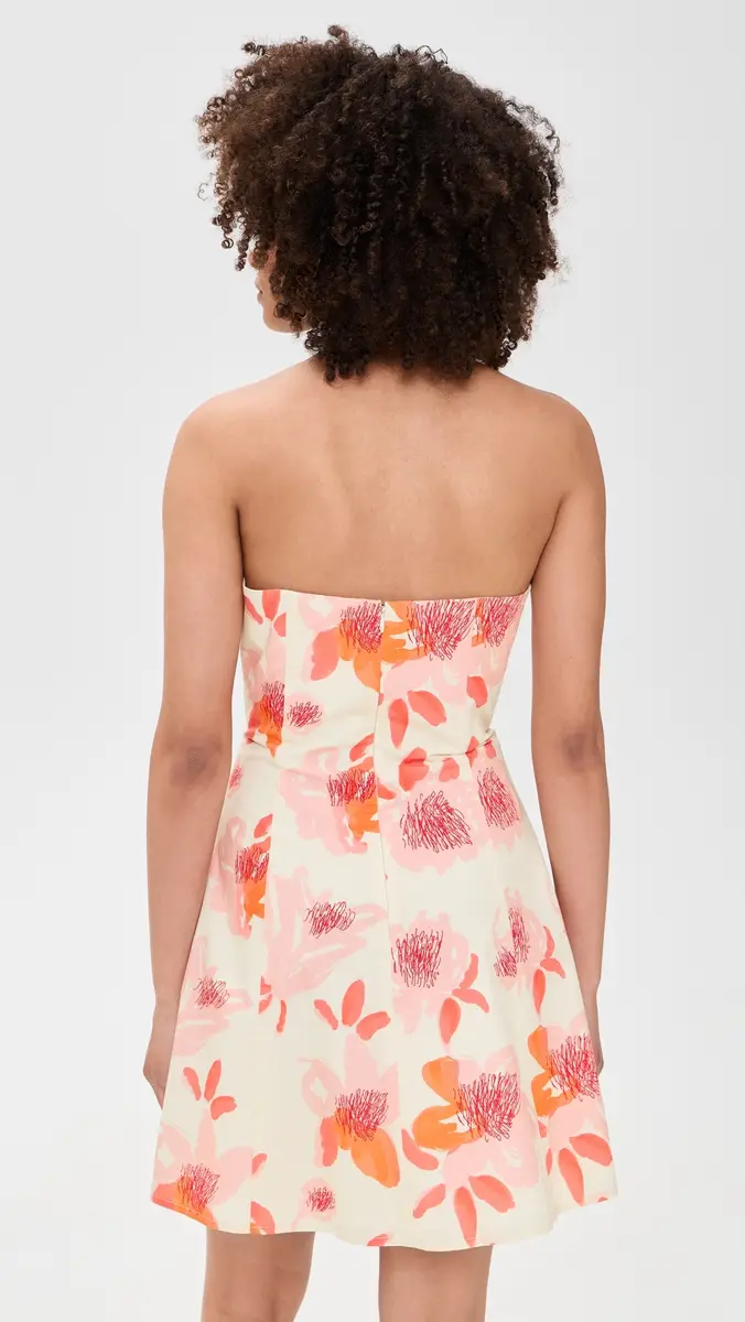 De Loreta Coraza Dress Peonia Red | Thumbnail 3