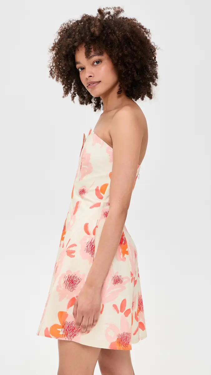 De Loreta Coraza Dress Peonia Red | Thumbnail 4