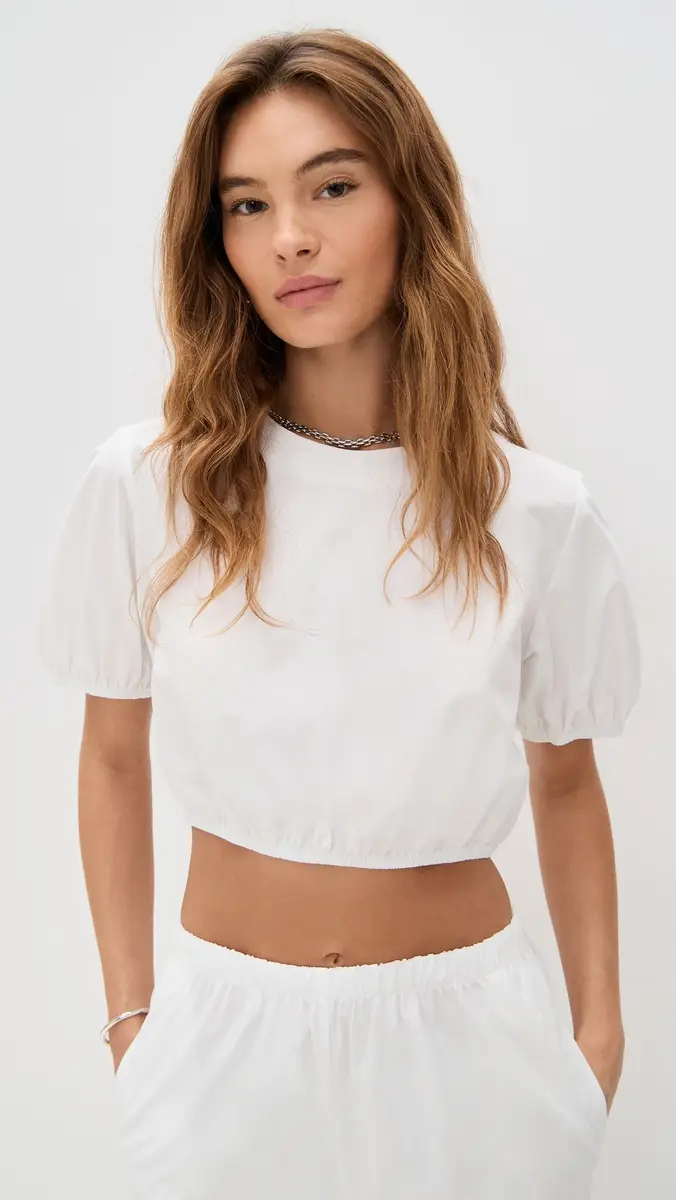 LE BOP Lillian Cropped Blouse | Thumbnail 2