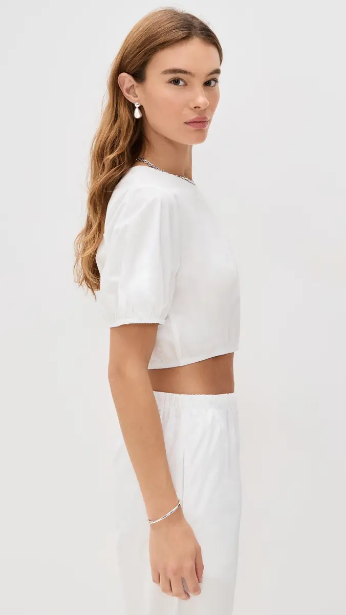 LE BOP Lillian Cropped Blouse | Thumbnail 4