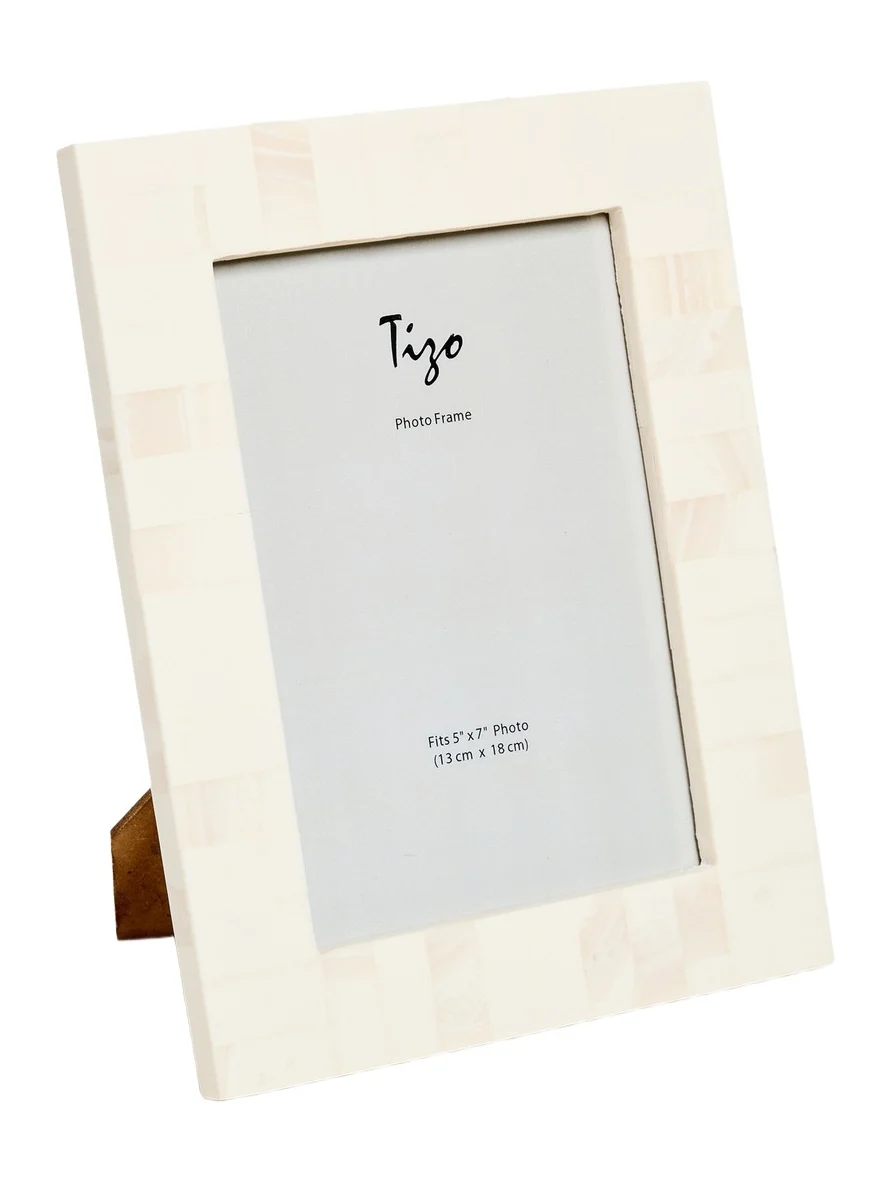 Tizo Design Resin Block Frame White 5x7