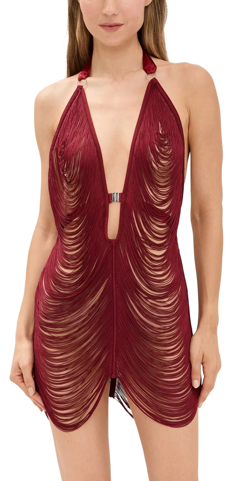 Thistle and Spire Fringe Benefits Slip Dress
