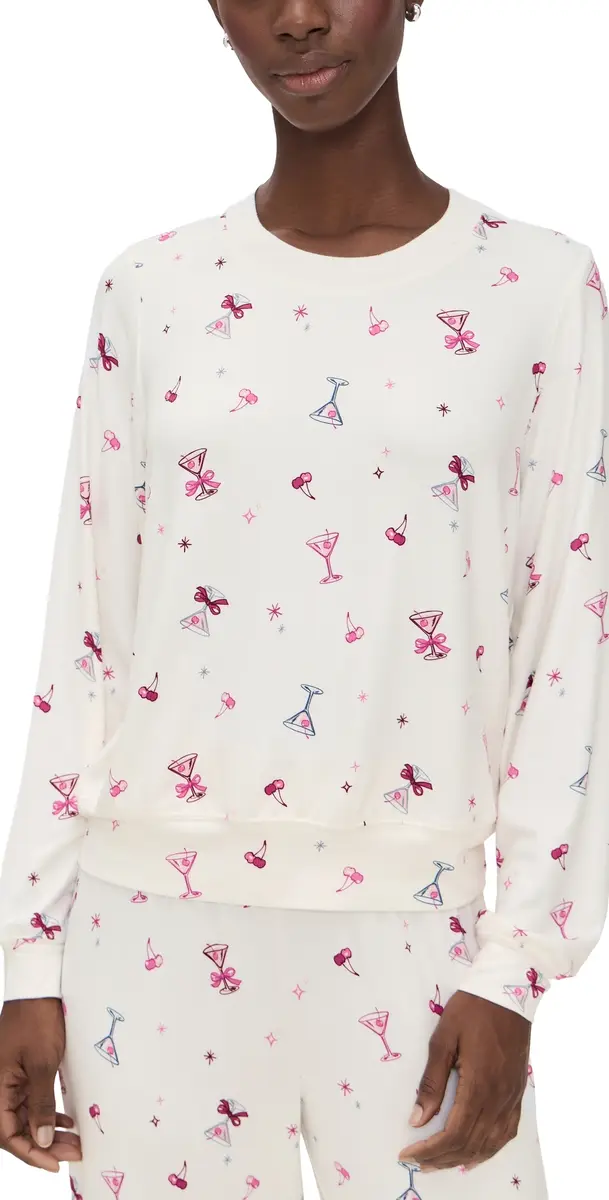 Classic Martini Long Sleeve Top Vanilla Ice