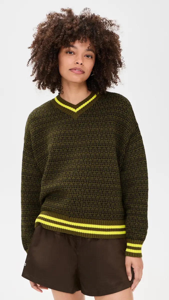 The Upside Castilla Clementine Knit Sweater Abstract | Thumbnail 2 The Upside Castilla Clementine Knit Sweater Abstract | Thumbnail 2