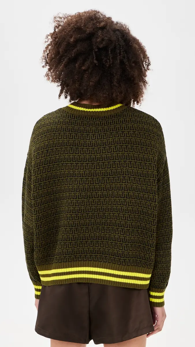 The Upside Castilla Clementine Knit Sweater Abstract | Thumbnail 3 The Upside Castilla Clementine Knit Sweater Abstract | Thumbnail 3