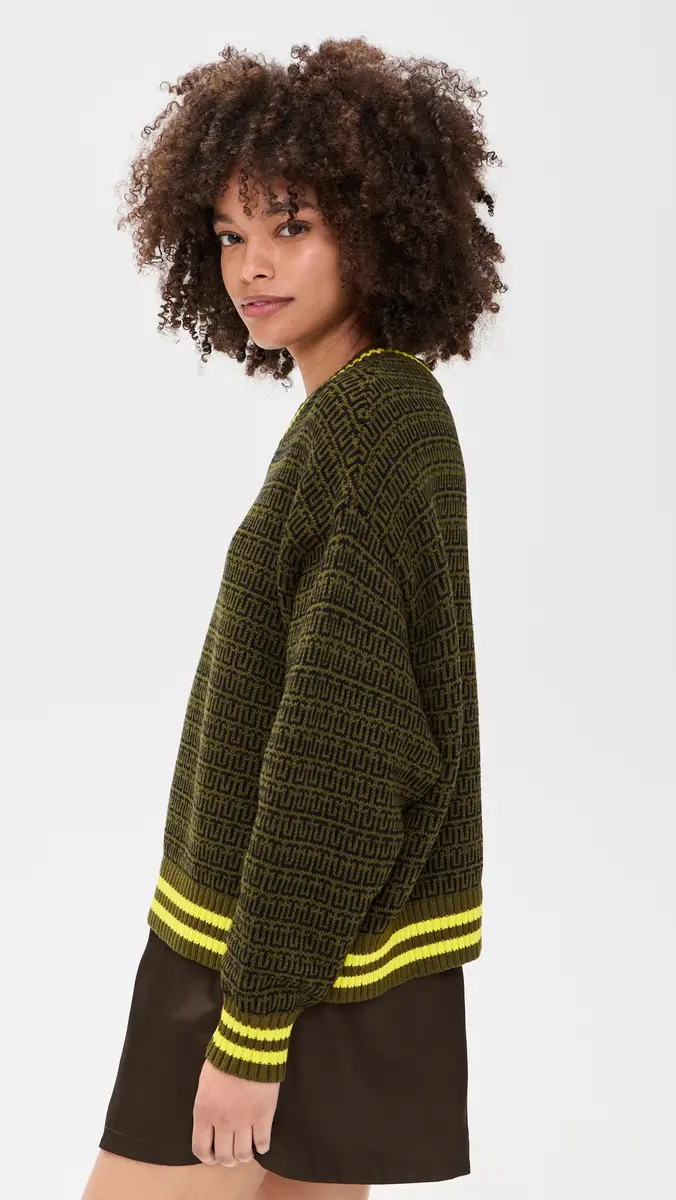 The Upside Castilla Clementine Knit Sweater Abstract | Thumbnail 4 The Upside Castilla Clementine Knit Sweater Abstract | Thumbnail 4