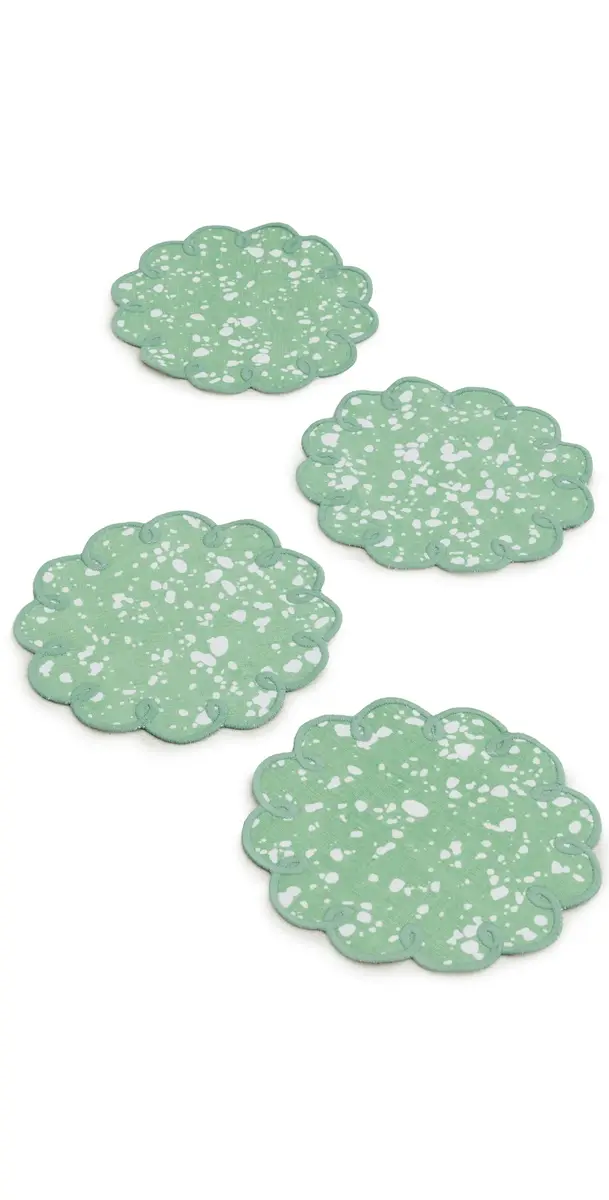 Weezie Cocktail Napkins Green One Size | Image 1 Weezie Cocktail Napkins Green One Size | Image 1
