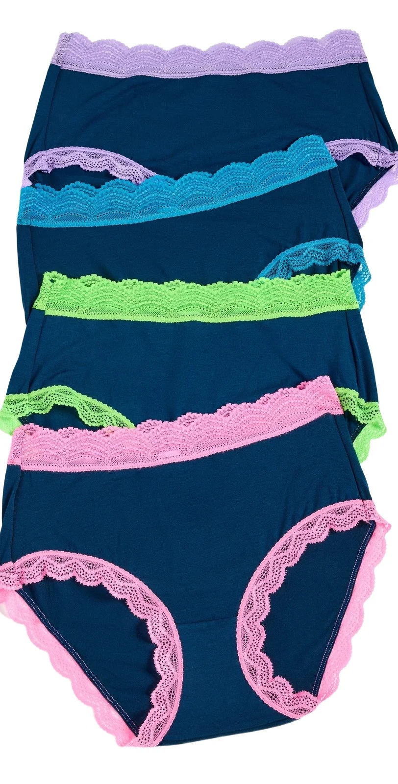 Stripe & Stare High Rise Knickers 4 Pack