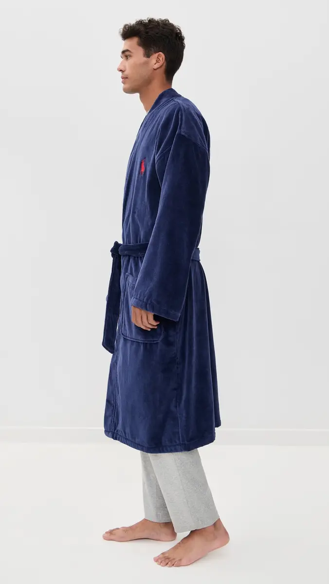 Polo Ralph Lauren Underwear Terry Velour Robe | Thumbnail 4 Polo Ralph Lauren Underwear Terry Velour Robe | Thumbnail 4