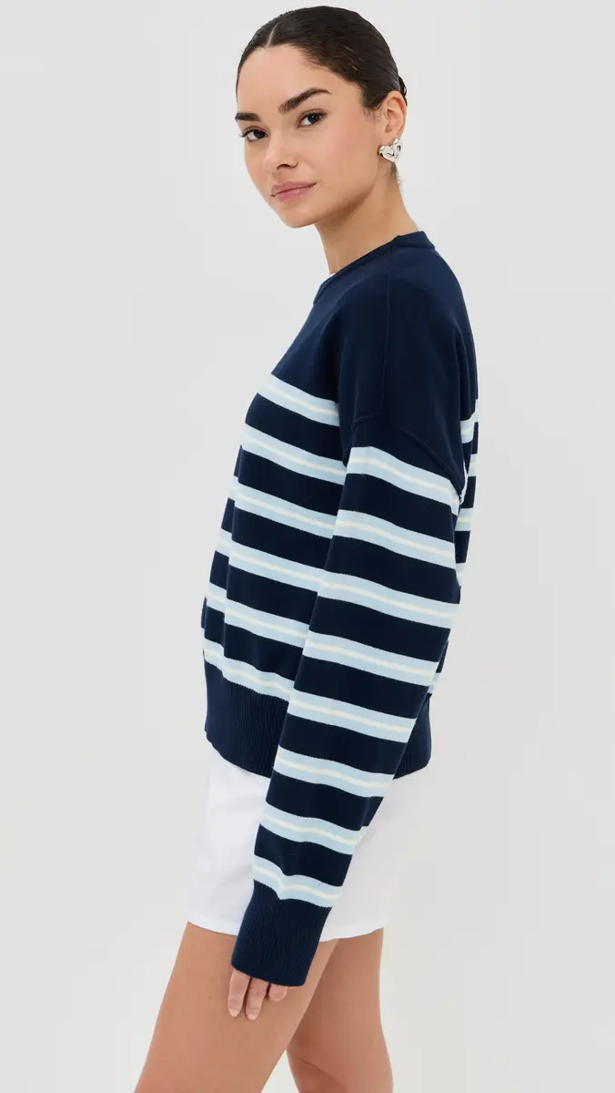 LE BOP Striped Boxy Pullover | Thumbnail 4