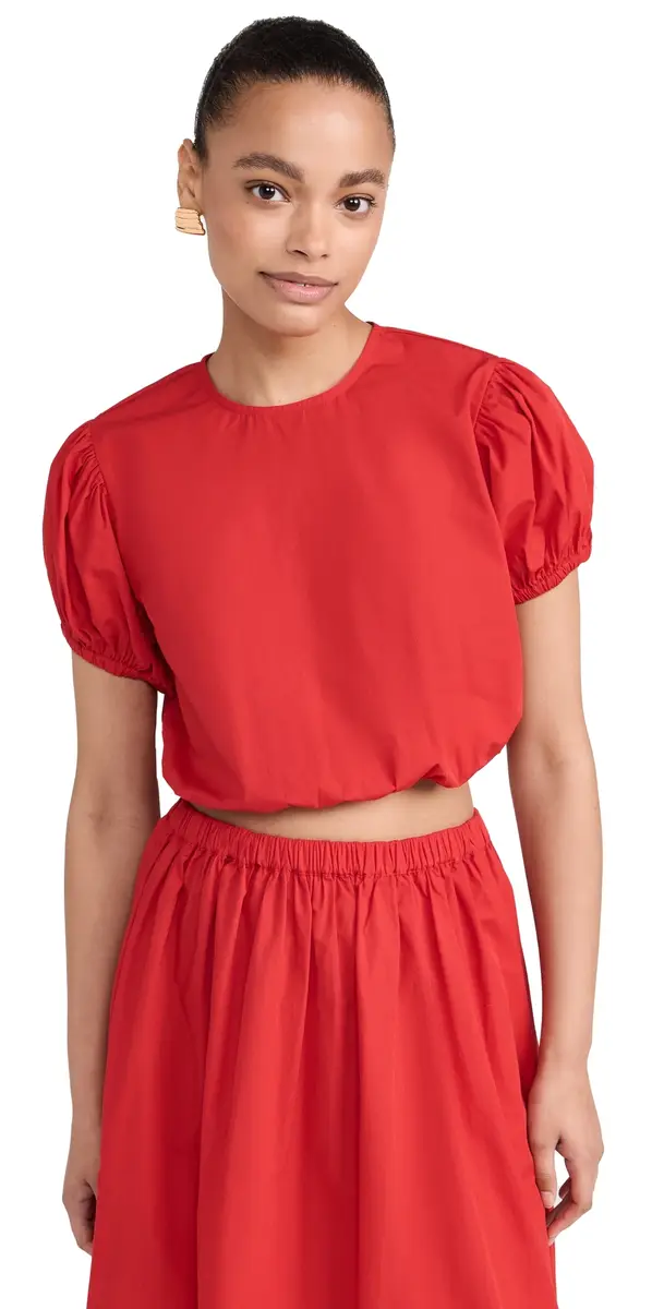 Crew Top Red Crew Top Red