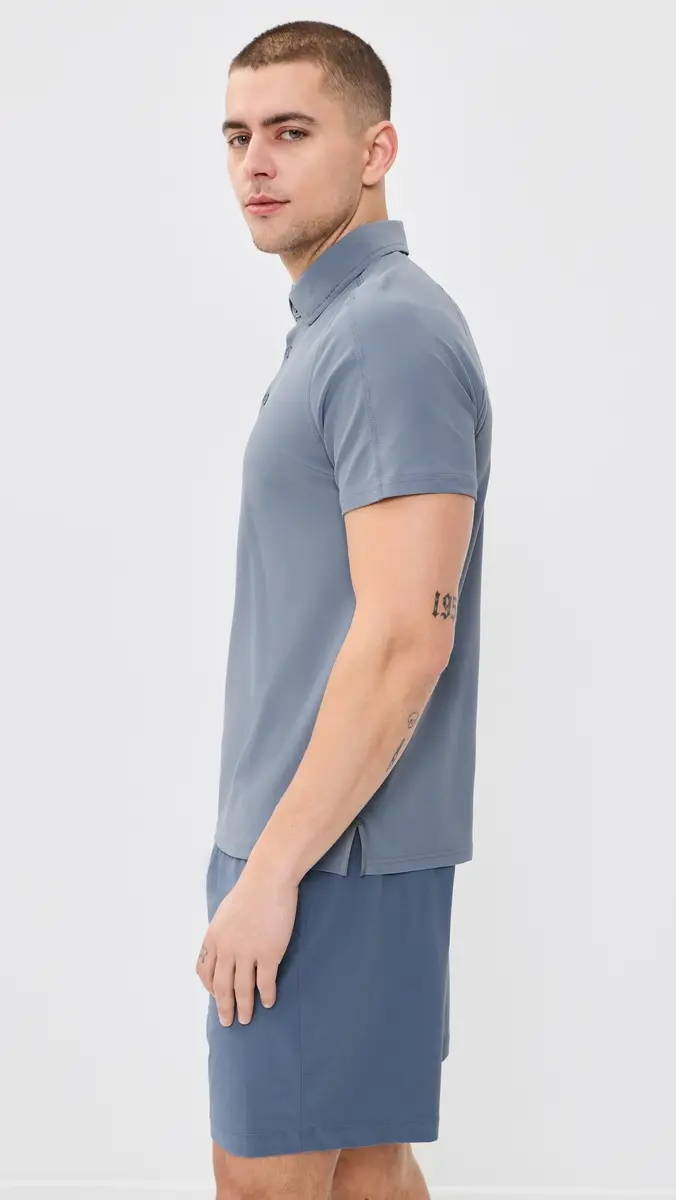 Rhone Regatta Pique Polo Top hale Blue | Thumbnail 4 Rhone Regatta Pique Polo Top hale Blue | Thumbnail 4