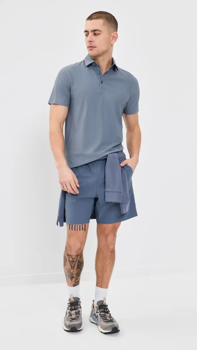 Rhone Regatta Pique Polo Top hale Blue | Thumbnail 5 Rhone Regatta Pique Polo Top hale Blue | Thumbnail 5