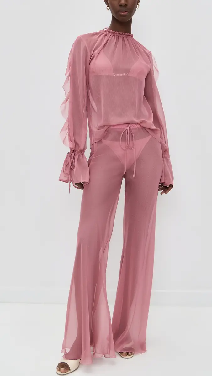 Shani Shemer Kairo Pants Dusty Rose | Thumbnail 5