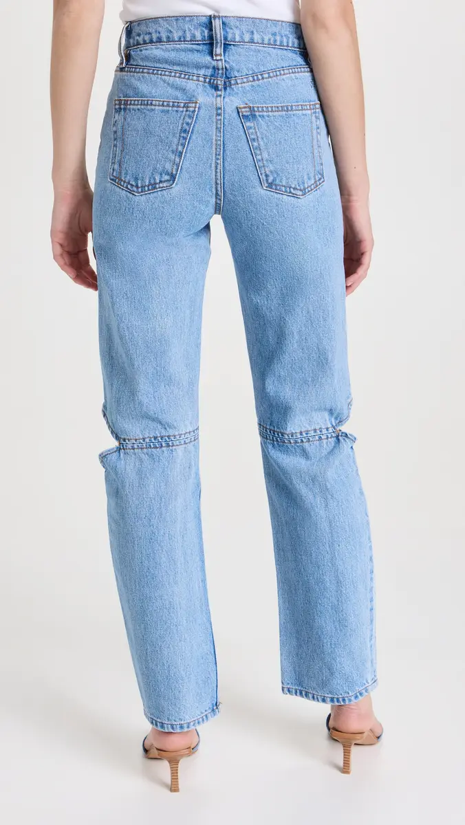 STILL HERE Cowgirl Jeans in Vintage Blue Vintage | Thumbnail 3