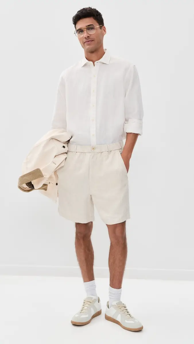 Madewell Linen Pull On Shorts 6 | Thumbnail 5 Madewell Linen Pull On Shorts 6 | Thumbnail 5