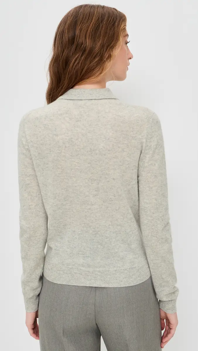 RENGGLI Cashmere Long Sleeve Polo | Thumbnail 3 RENGGLI Cashmere Long Sleeve Polo | Thumbnail 3