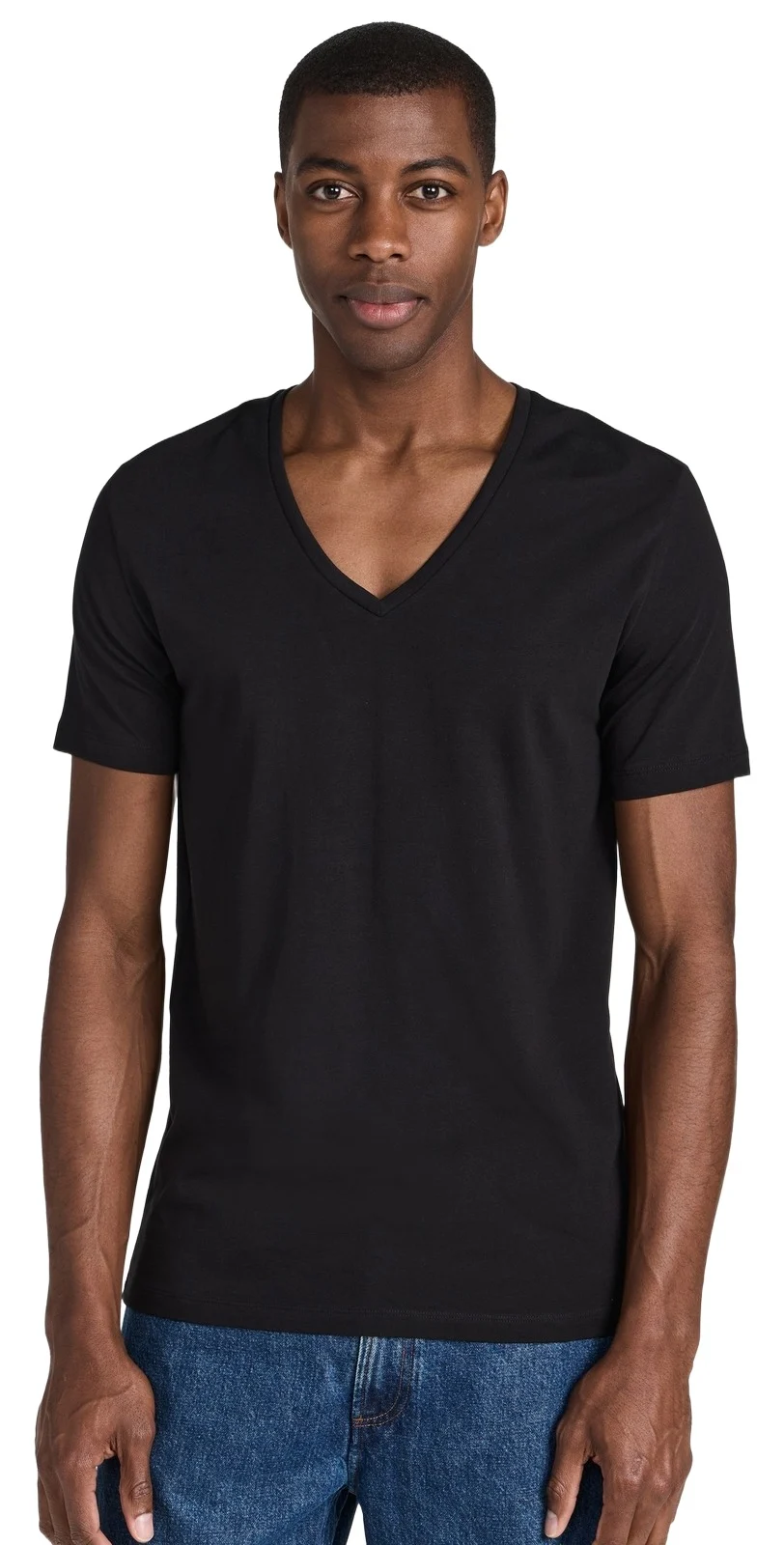 FALKE Cotton V Neck Tee 2 Pack