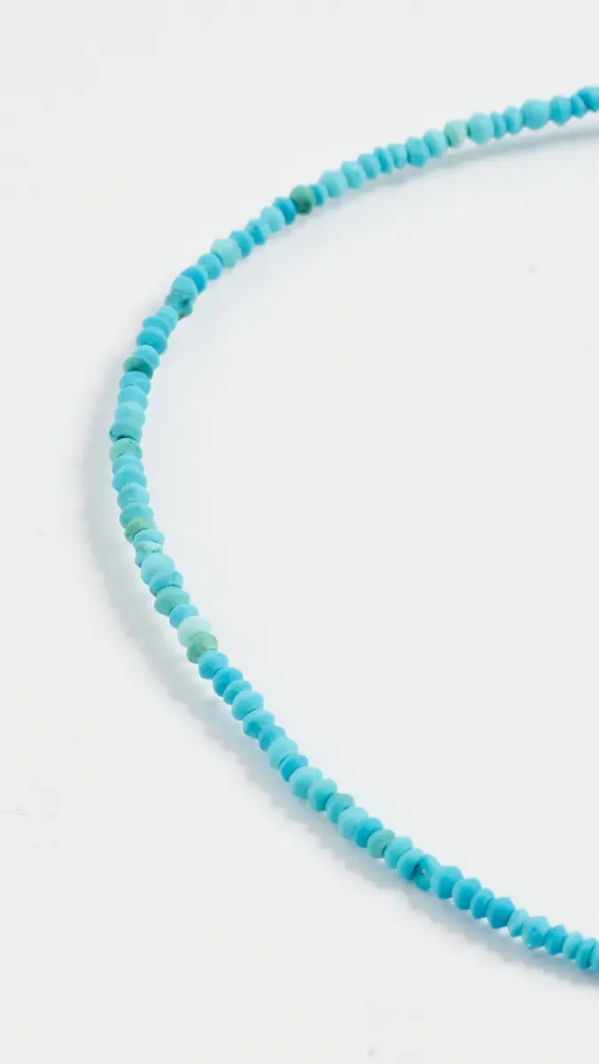 Shashi Aisha Anklet In Turquoise Turquoise | Thumbnail 4