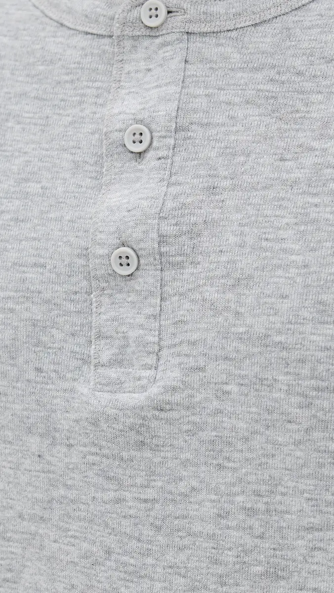 REIGNING CHAMP 1x1 Slub Slim Henley | Thumbnail 6 REIGNING CHAMP 1x1 Slub Slim Henley | Thumbnail 6