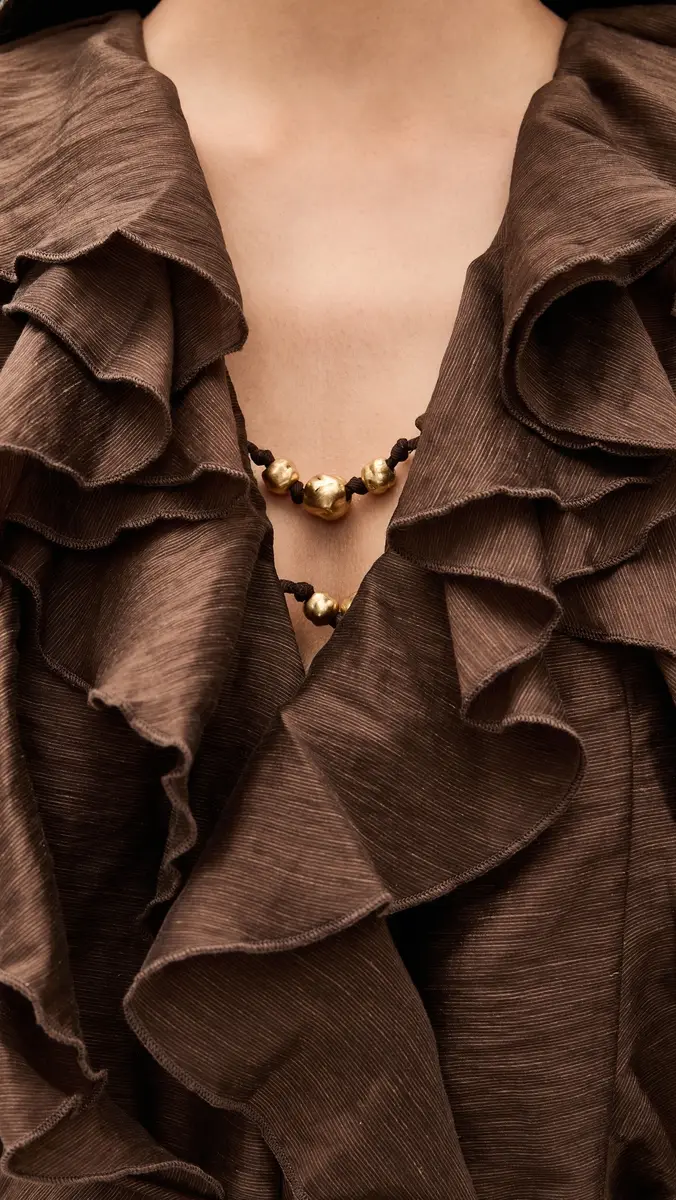 Aje Voyager Mini Dress Chocolate | Thumbnail 6