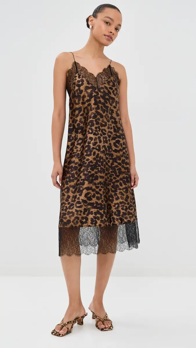 FRANÇOISE Layla Dress Leopard | Thumbnail 2