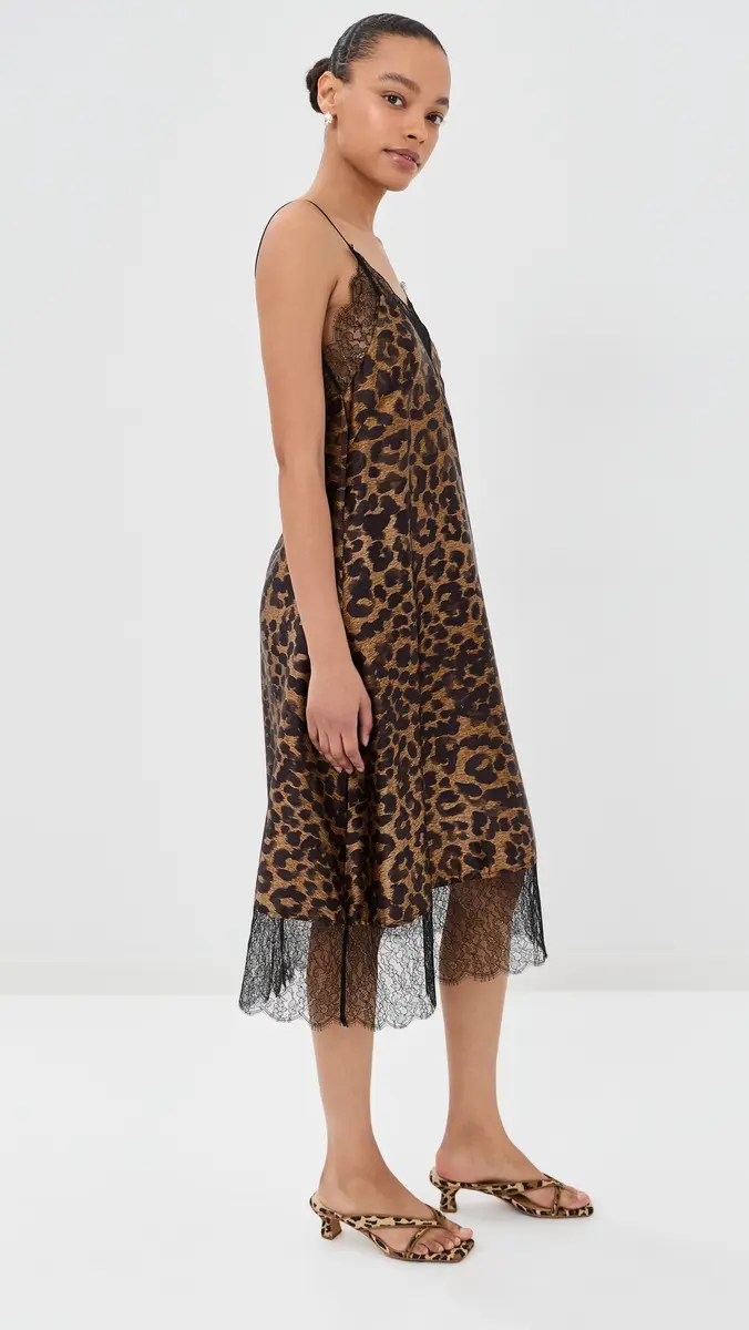 FRANÇOISE Layla Dress Leopard | Thumbnail 4