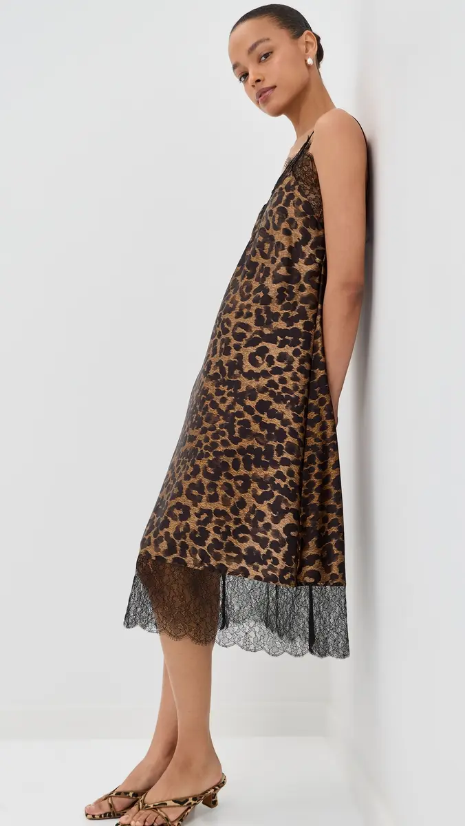 FRANÇOISE Layla Dress Leopard | Thumbnail 5