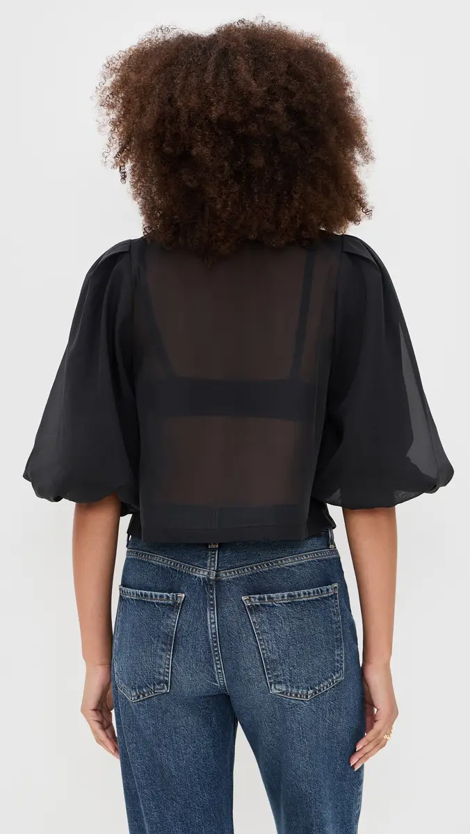LE BOP Liza Organza Puff Sleeve Top | Thumbnail 3 LE BOP Liza Organza Puff Sleeve Top | Thumbnail 3