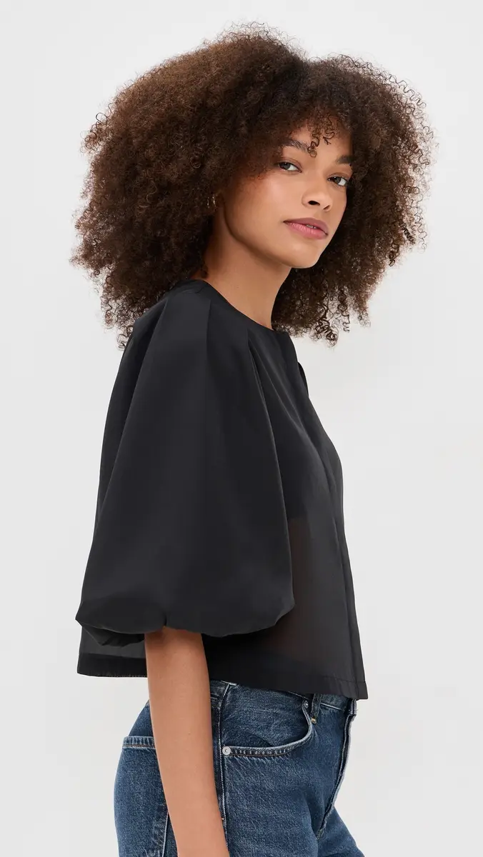 LE BOP Liza Organza Puff Sleeve Top | Thumbnail 4 LE BOP Liza Organza Puff Sleeve Top | Thumbnail 4