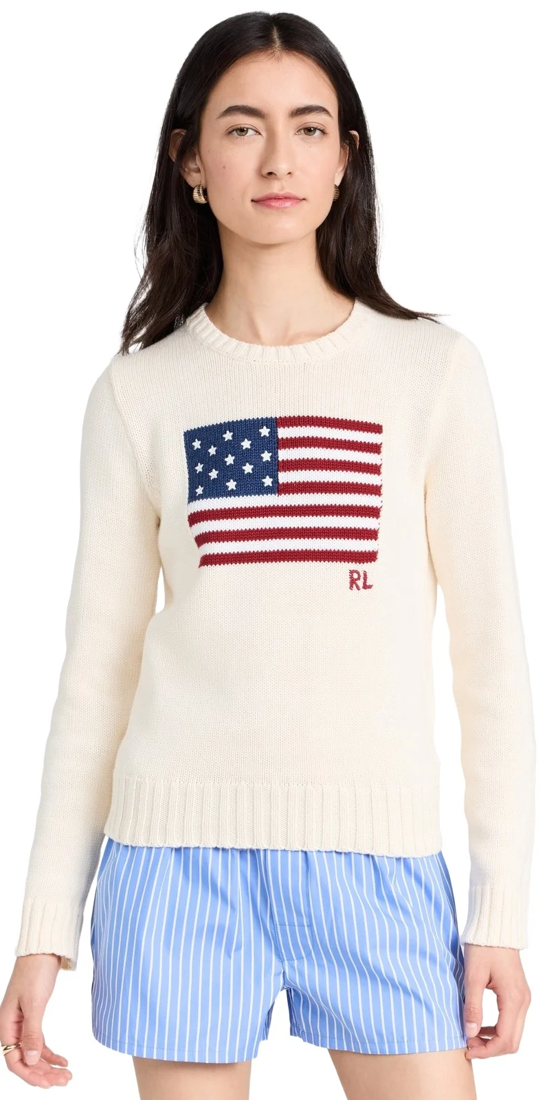 Flag Pullover Sweater