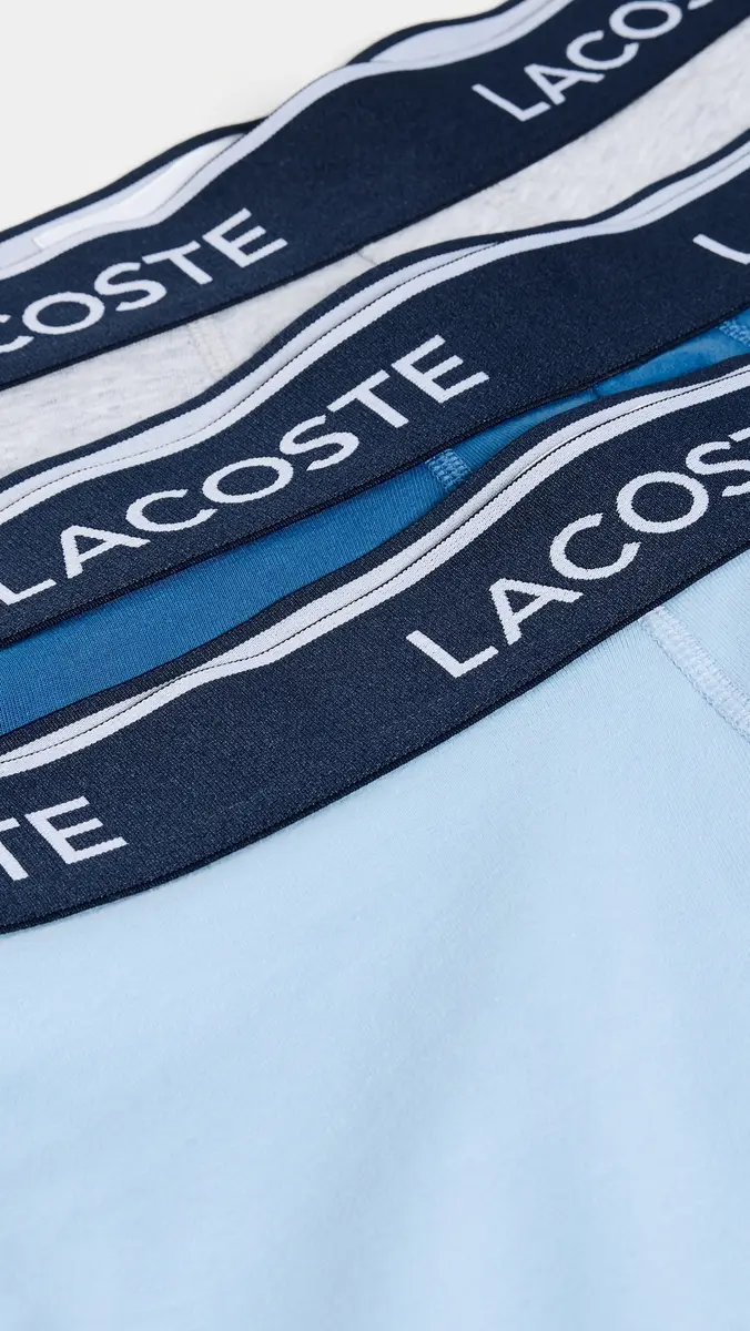 Lacoste Cotton Stretch Jersey Boxer Briefs 3 Pack Multi | Thumbnail 5